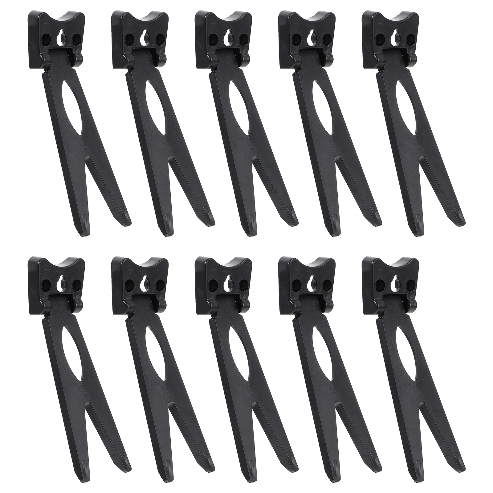 

50pcs Photo Frame Brackets Plastic Dovetail Supports For Tabletop Display Artwork Picture Holder Desktop Organizer Home Office