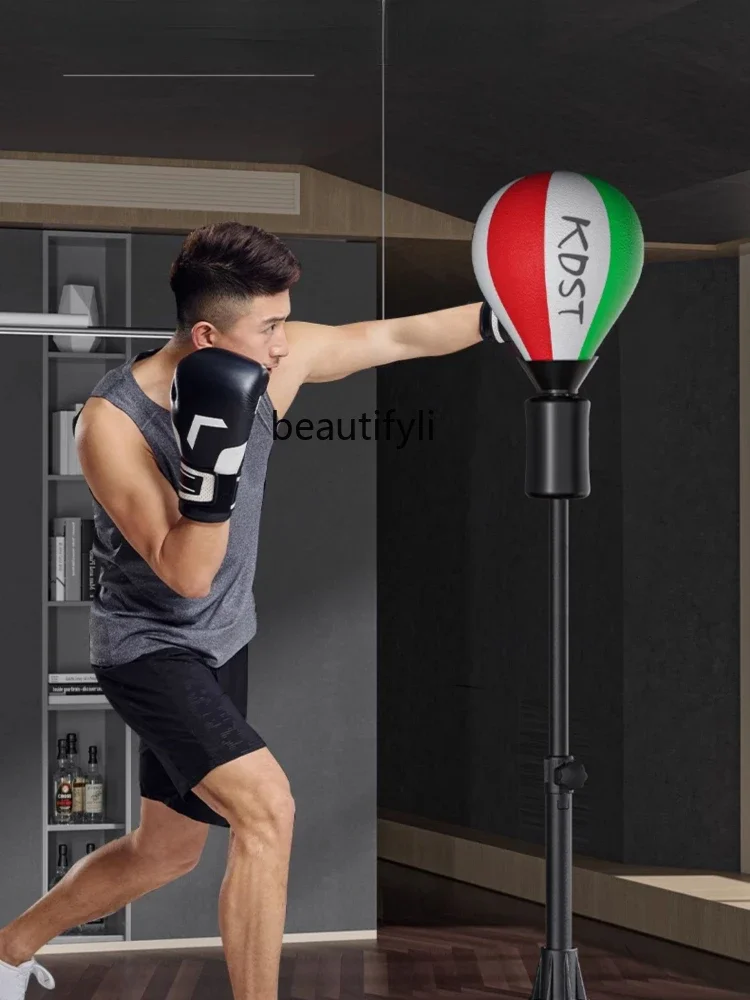 Boxing reaction ball decompression target household vertical training equipment sandbag