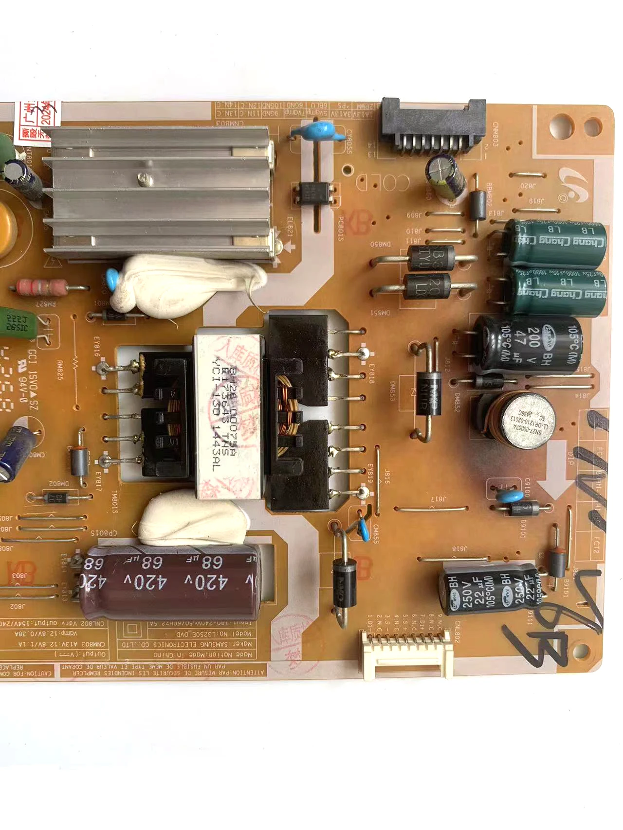 Original Genuine BN94-06607A = BN41-02079A = BN41-02295A L32SOE-DVD Power Supply Board is for UA32F4088AJ UA32F4088AR UA32F4088