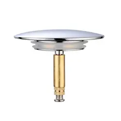 1Pcs Durable Pop Up Waste Stopper Bathtub Plug Only Flat Seal Brass Bath Stopper Adjustable 70mm Bathroom Tub Drain Filter