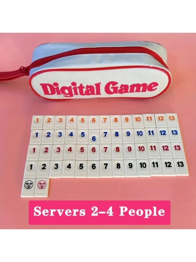 Cartes de Mahjong numériques Standard israéliennes, jeu de Table classique Rummy, réunion de famille, jeux de société multijoueurs, Version de voyage