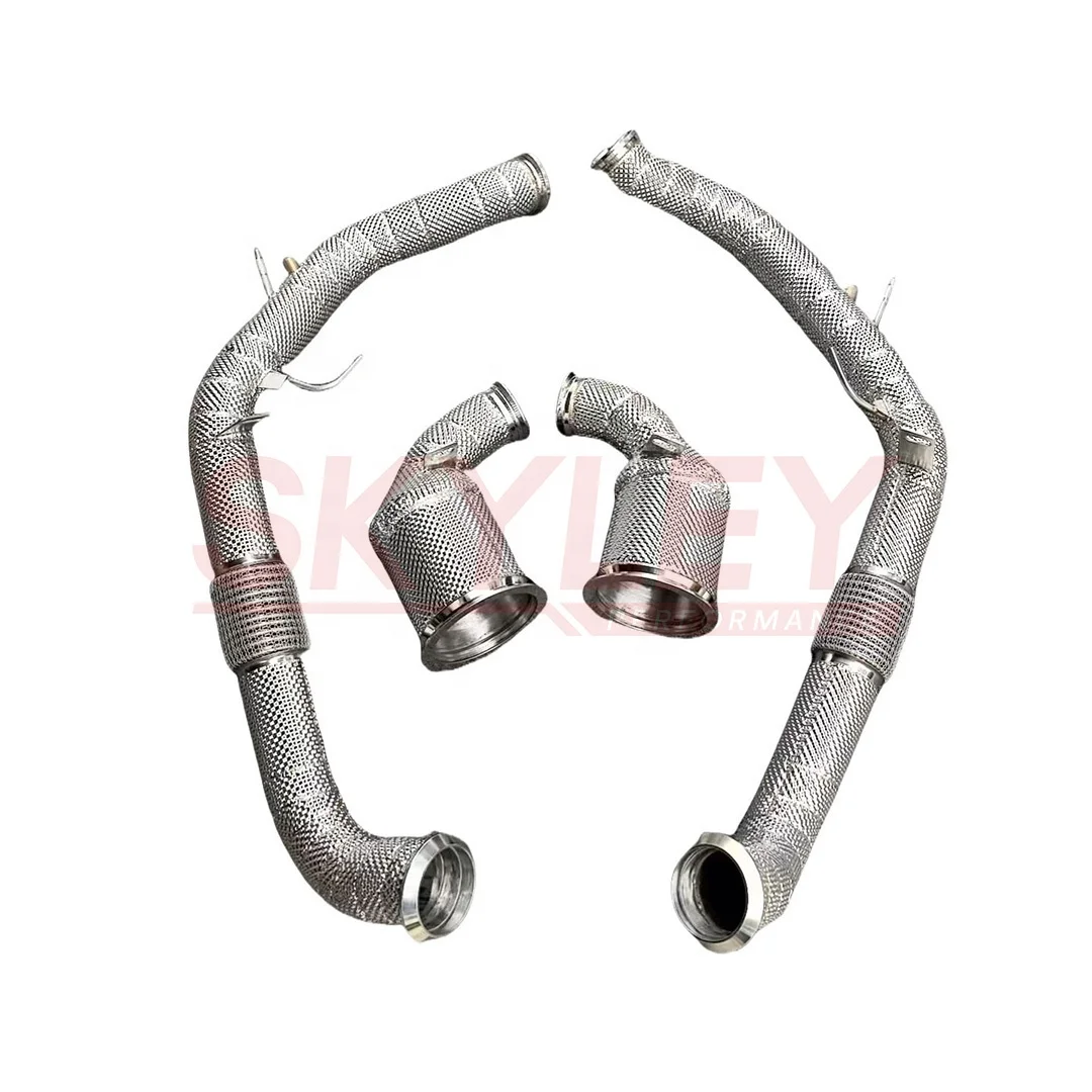 Downpipe per 2024+ Porsche Panamera 976 2.9T Performance Racing Downpipe Tubo anteriore
