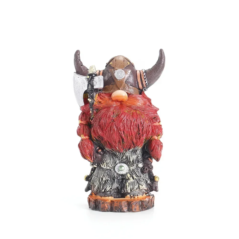 Imagem -06 - Viking Warrior Resin Gnome Boneca Anime Figurine Model Desktop Ornamentos Decore Presentes Brinquedos Colecionáveis Novo Produto