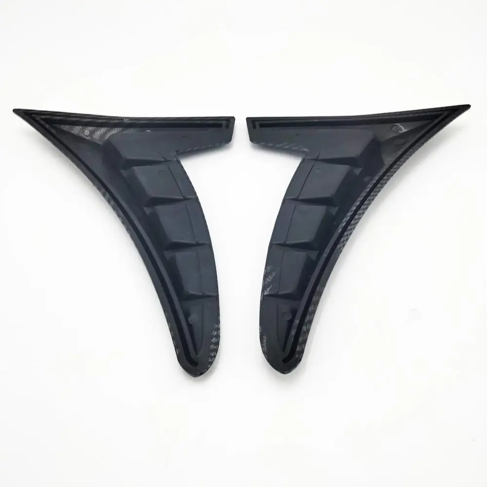 

Carbon Fiber Look Car Side Fender Wing Air Flow Intake Vent Trim Stickers Sports