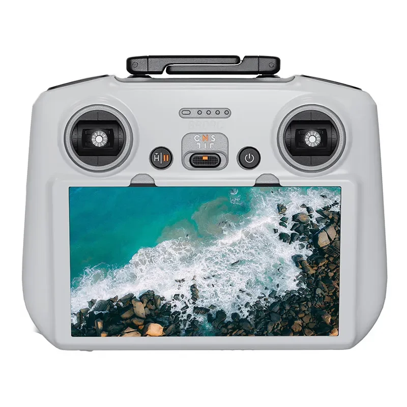 Funda de silicona para mando a distancia DJI AIR3 RC2 con cubierta protectora de pantalla, cubiertas protectoras a prueba de polvo, accesorios para Dron