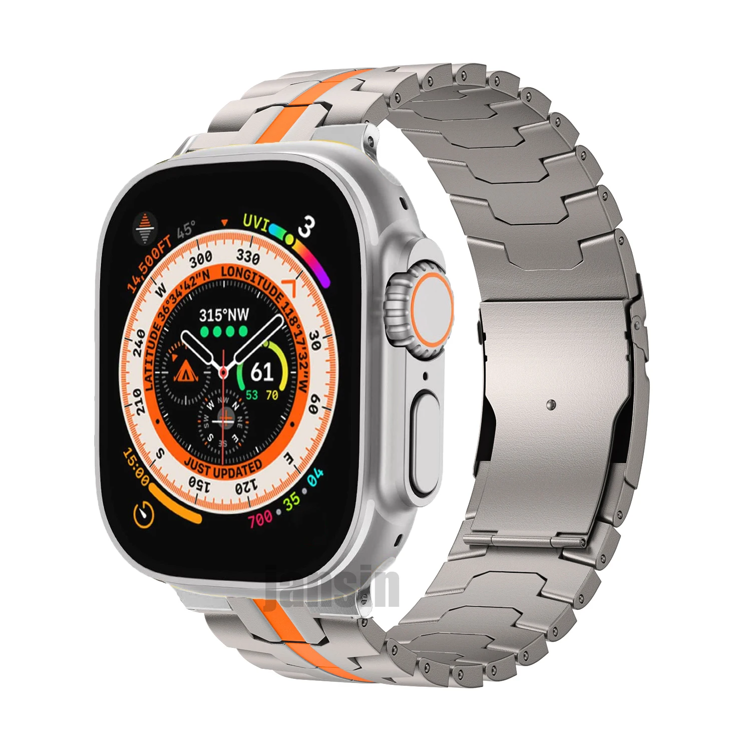 سوار معدني لساعة أبل 46 مللي متر 49 مللي متر معصمه حزام الأعمال ل Iwatch 10 11 Ultra 3 9 8 7 SE 44 مللي متر 45 مللي متر 42 مللي متر معصمه