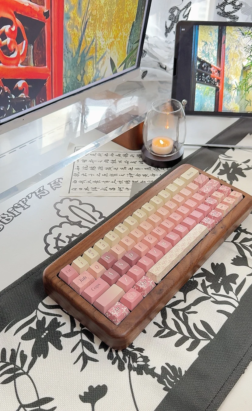 Secret Garden Keycap Five-sided Sublimation Original Factory Highly Adaptable Mechanical Keyboard Personality Good-looking Keyca