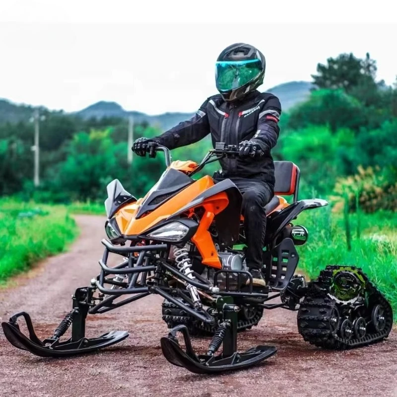 150CC 200CC Automatic Snowmobile Adults ATV Quads Snow Mobile Sled Winter Outdoor Sports Motorized Snow Scooter
