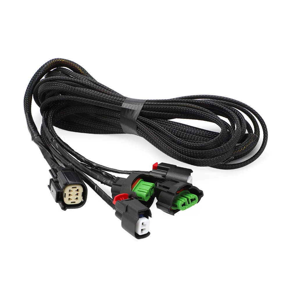 Barra de luz LED para coche, accesorio de cable, faro delantero, antiniebla, arnés de cables, Plug & Play, 68259674AA, para Dodge Challenger 2015-2022