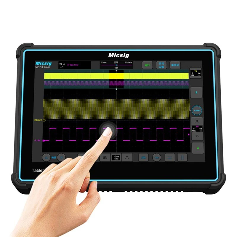 Micsig Portable Multifunction Digital Economical Storage Oscilloscope TO1004/TO2004/TO3004 Analog Oscilloscope 4 Channels