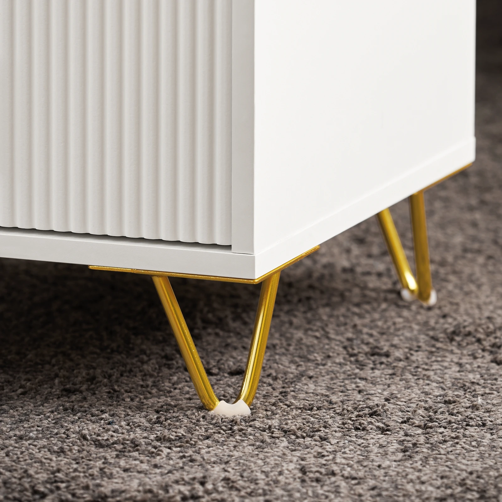 SoBuy FBT115-L 3 درج طاولة السرير لصندوق الربيع أريكة تتحول لسرير الجدول طاولة جانبية طاولة الهاتف ليلة خزانة خزانة ذات أدراج #6