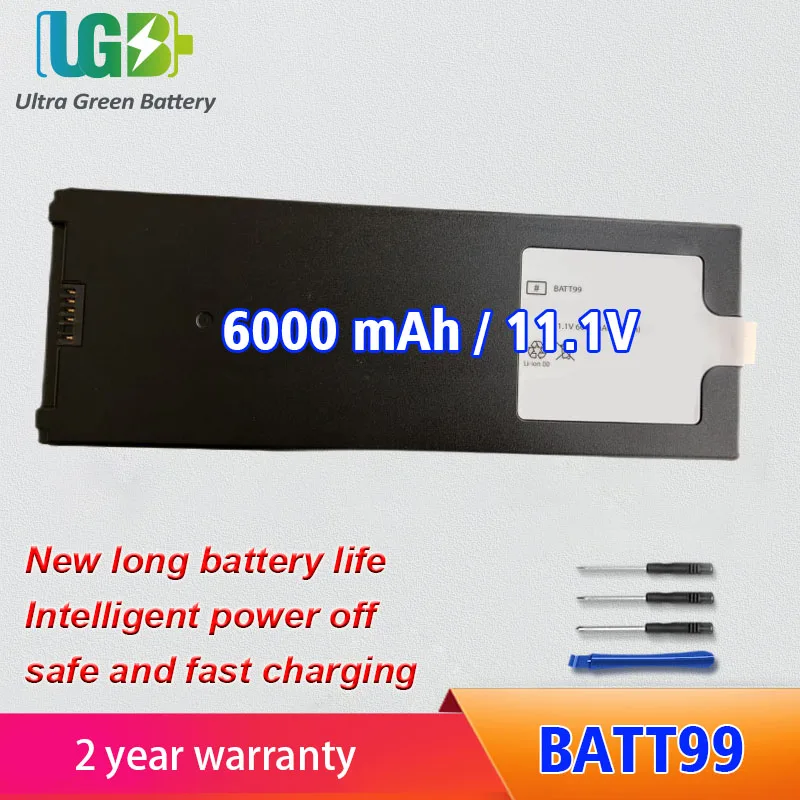 

UGB BATT99 Battery For Welch Allyn REF 901000 BATT99 Connex 6000 vital signs detector Battery 11.1V 6000mAh 66Wh