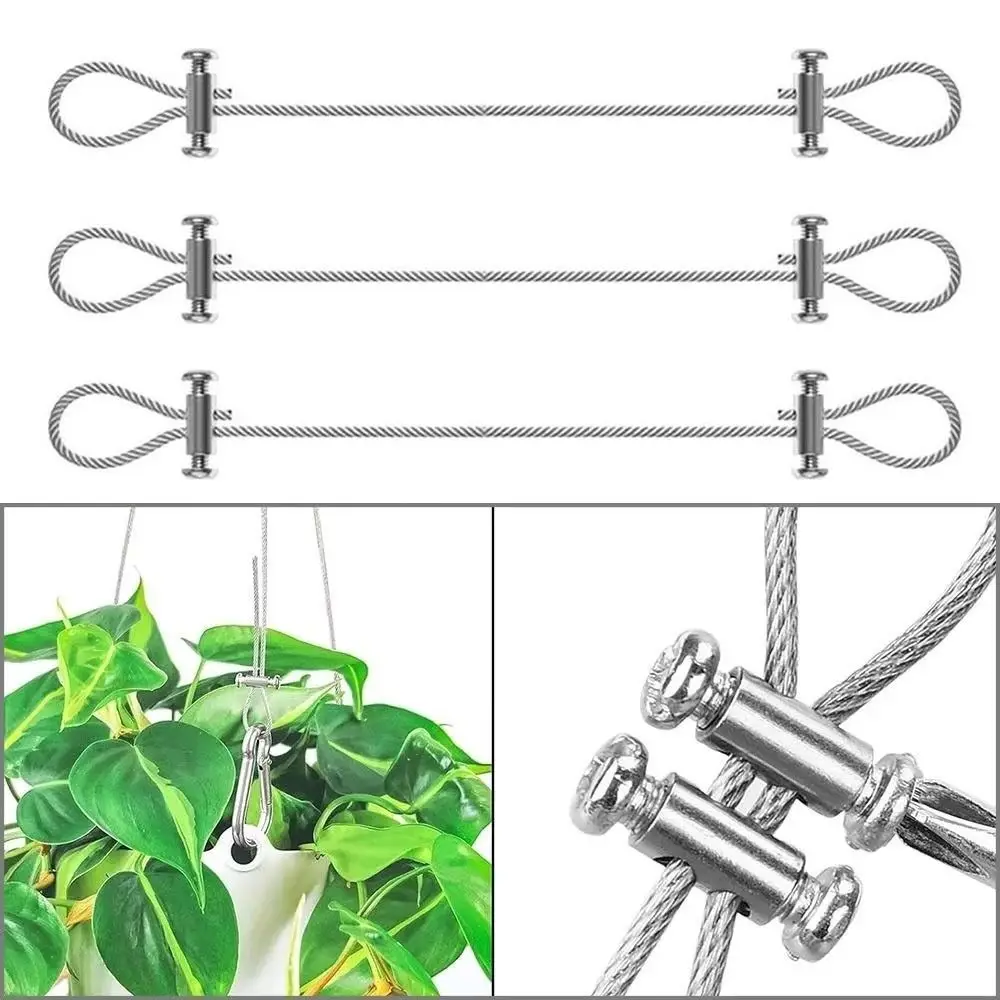 Adjustable Locking Steel Wire Cable Horizontal Lock Double Hole Structure Cable Lock Fastener Secure Fastening