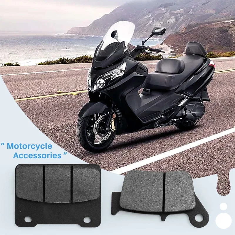 Motorcycle Front And Rear Brake Pads Sets For SYM Maxsym 400I 2011-2021 Max Sym 600I 2014-2017 Maxsym TL500