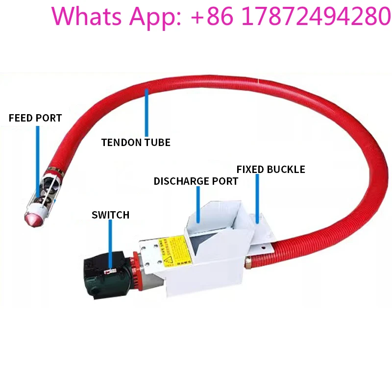 

220V Hose Grain Pumping Machine, Small Household Large Suction Auger Screw, Automatic Vehicle-Mounted Grain Suction machine