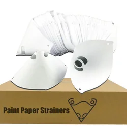 100/200/300pcs 125 micron Paper Paint Strainers Paper Paint Conical Strainers Mesh Filter Cone Strainer Paint Funnel