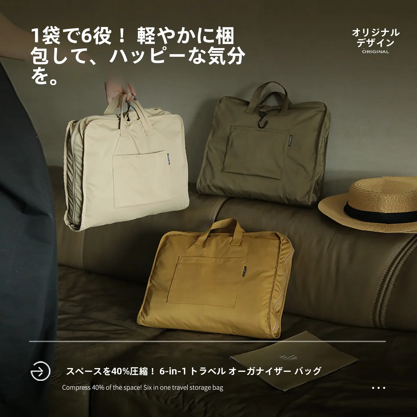 軽量-6-in-ラゲッジオーガナイザーバッグ-ビジネス旅行用-ハンドヘルド-キャリーオン-スーツケース収納バッグ-by-na-mo-blue