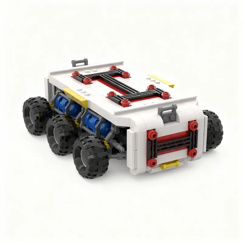 NEW 544PCS MOC Space Exploration Astroneer Large Rover Model Custom Building Blocks DIY Creative Ideas Assembly Display Gift Set