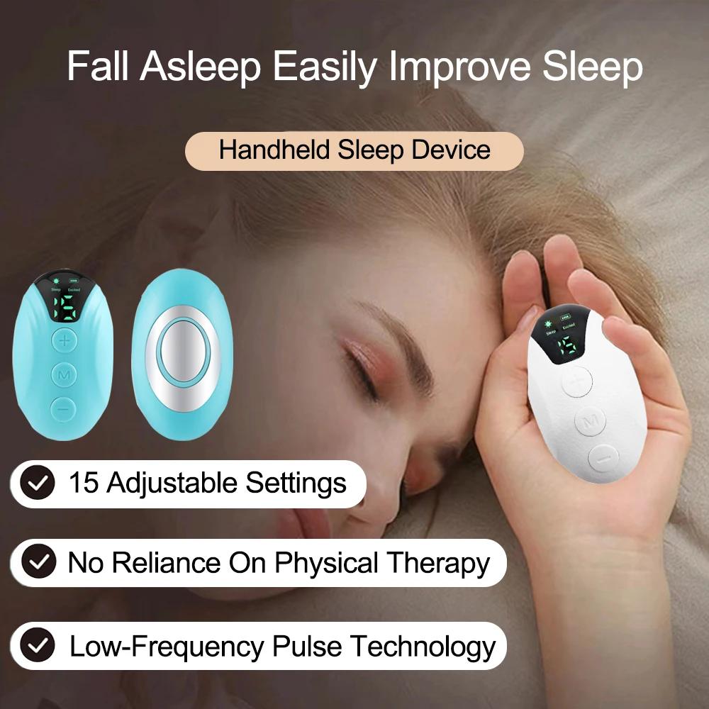 

1 шт. USB портативное устройство для помощи во сне снимает тревогу Sleep 15 Регулируемый микротоковый прибор для ночной терапии тревоги устройства сна