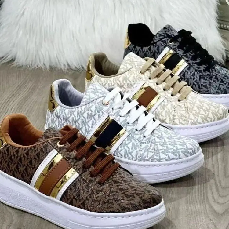 Women Sneakers 2024 New Platform Designer Shoes for Women New Lace Up Letter Casual Shoes Female Sneakers Luxry Zapatos De Mujer