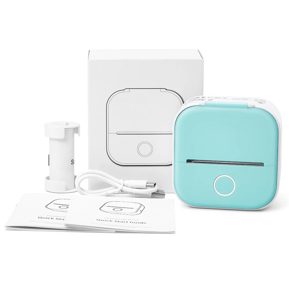 

Mini Portable Printer Thermal Printing 53mm Sticker Wireless Inkless Mini Pocket Printer Self-Adhesive Label Printer