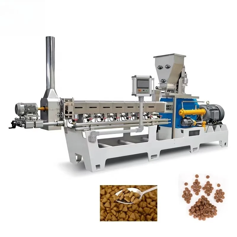 

Food Making Extruder Dry Pet Dog Food Processing Plant Machinery Full Production Line Animal Stainless Steel Provided Delta 6000