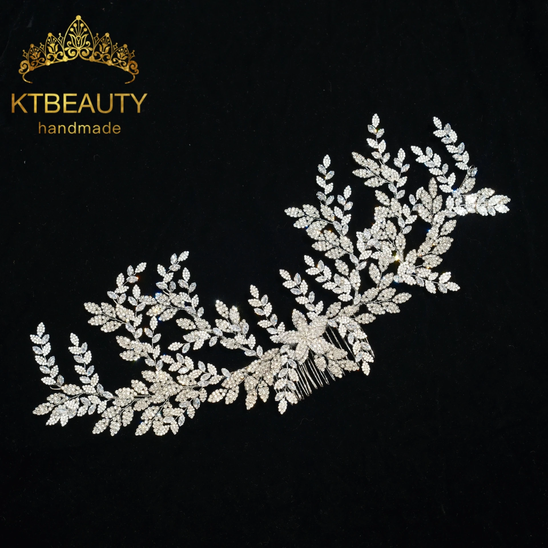 

Ktbeauty Copper Headpiece with Flowers 2 Designs Fashionable Hair Jewelry Accessory for Women Trendy Popular Hair Accessories