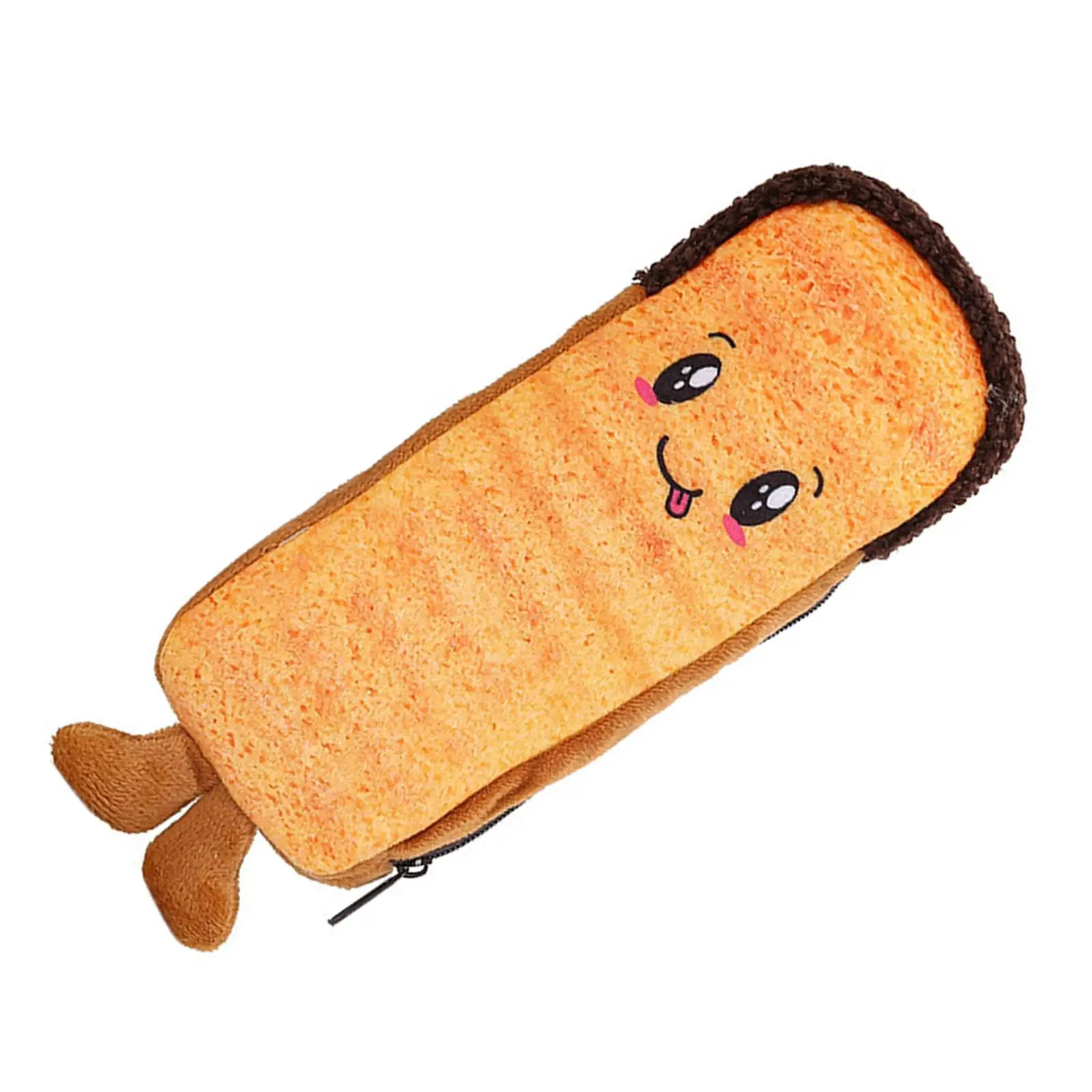 Portable Plush Pencil Case Makeup Pouch Cosmetics Organizer for Students