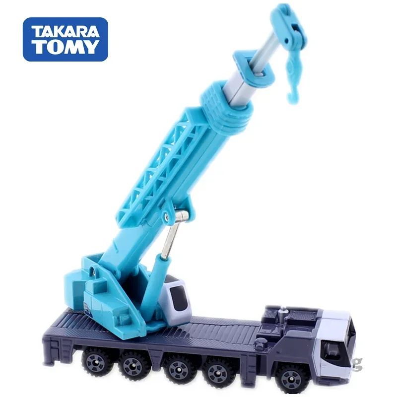 Takara Tomy Long Type Tomica No.133 Kobelco All Terrain Crane KMG5220 1/113 Diecast Automotive Model Ornaments Cas Toys Gift