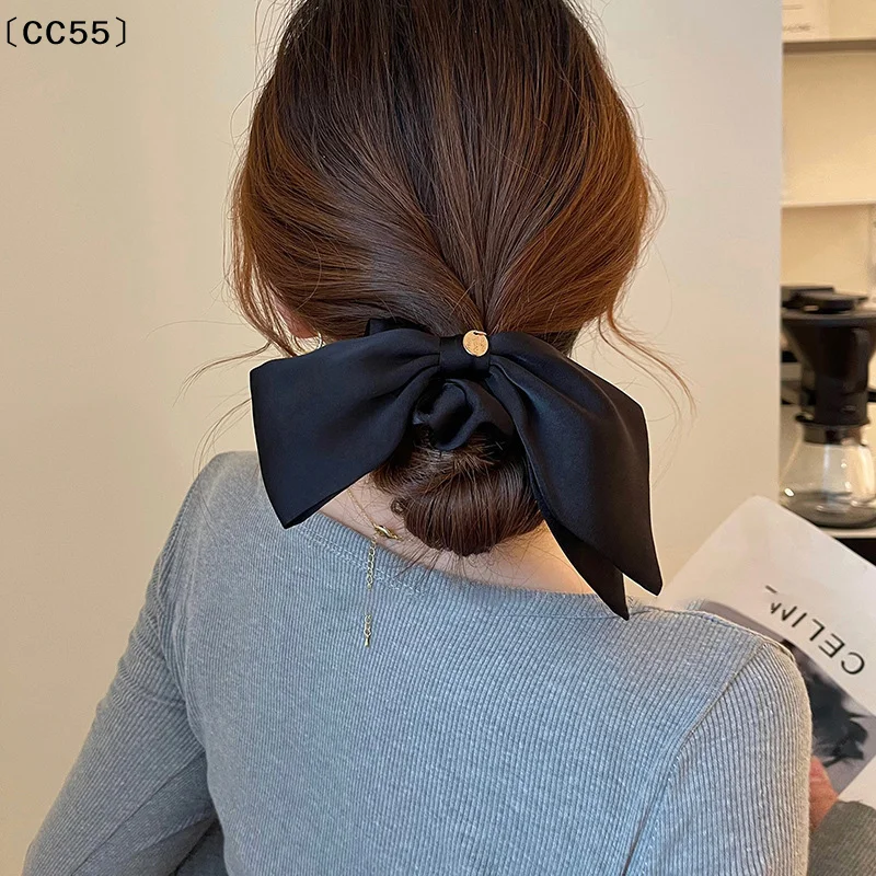 Ikat Rambut Pita Warna Solid A - Ribbon Bow Gift ulasan dan harga