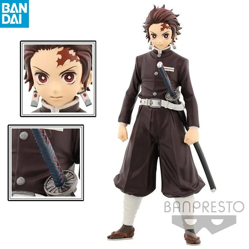 

Bandai Banpresto Demon Slayer Kimetsu No Yaiba Kamado Tanjiro Kizuna No Sou Black Ver. Prize Figure in Stock Anime Collectible