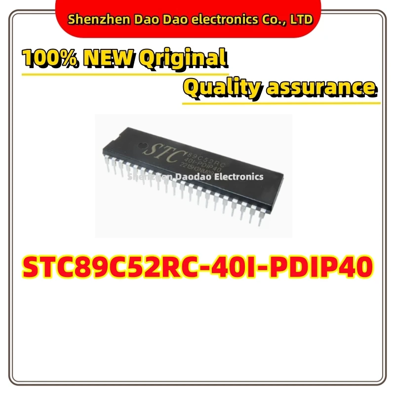 5Pcs STC89C52RC-40I-PDIP40 STC89C52RC DIP-40 microcontroller chip IC New original