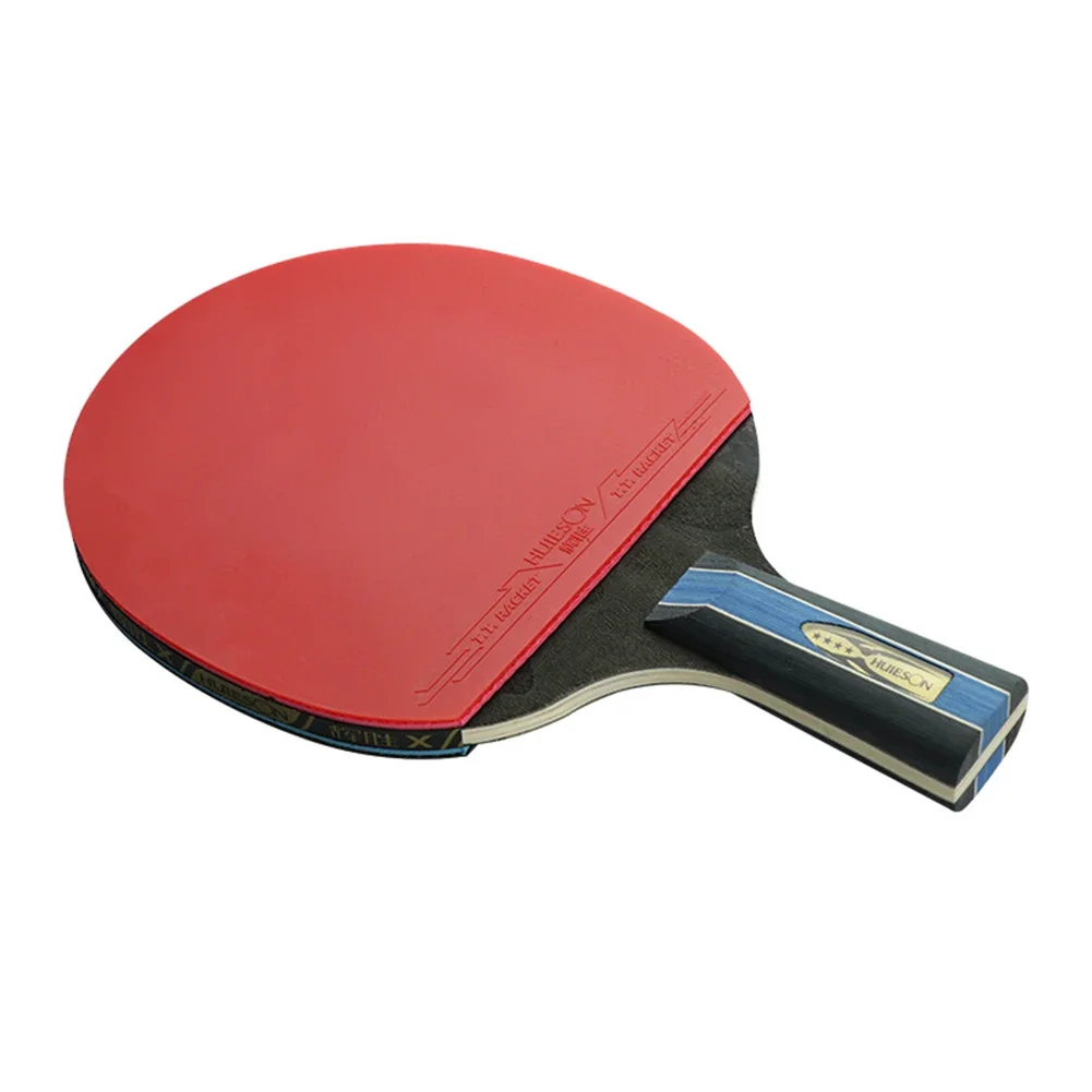 Bintang 4 Untuk Dayung ping Pong dengan Karet Jerawat Wajah Ganda Ringan dan Nyaman untuk Remaja dan Pemula