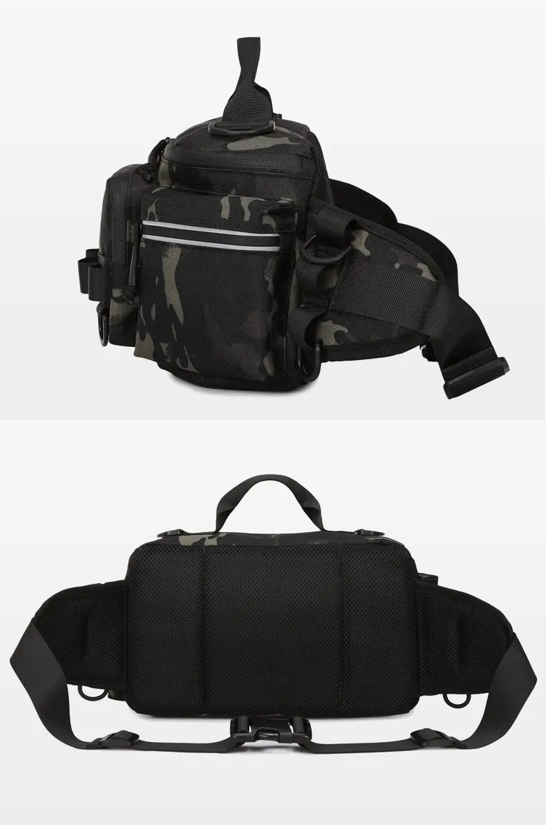 Multifunktionale Hüfttasche Taktische Camping-, Wander-, Kletter-, Brust-, Hüft- und Umhängetasche Angelzubehör-Köder-Aufbewahrungsrucksack – Detail 14