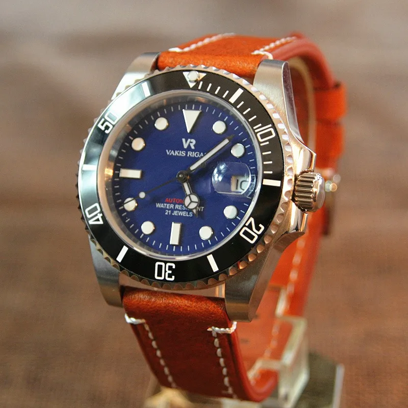 Montre de plongée mécanique automatique pour hommes, mouvement Dandong 2813, lumineux, étanche, sport de plein air