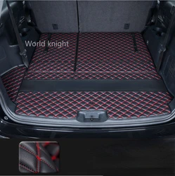 Leather Car Trunk Mat Cargo Liner for Toyota Highlander 2018-2021 Kluger Rug Carpet accessories 7 5 seaters