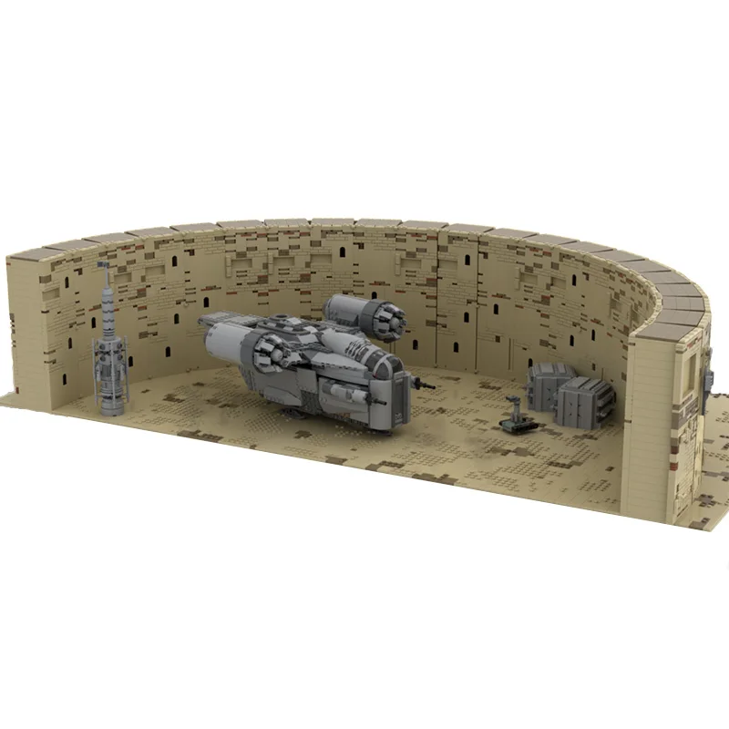 6754 PCS Construction Desert-Hangar3-5onDuneharbor MOC Customize Modular Building Block Model Brick Kids DIY Holiday Toy Gifts