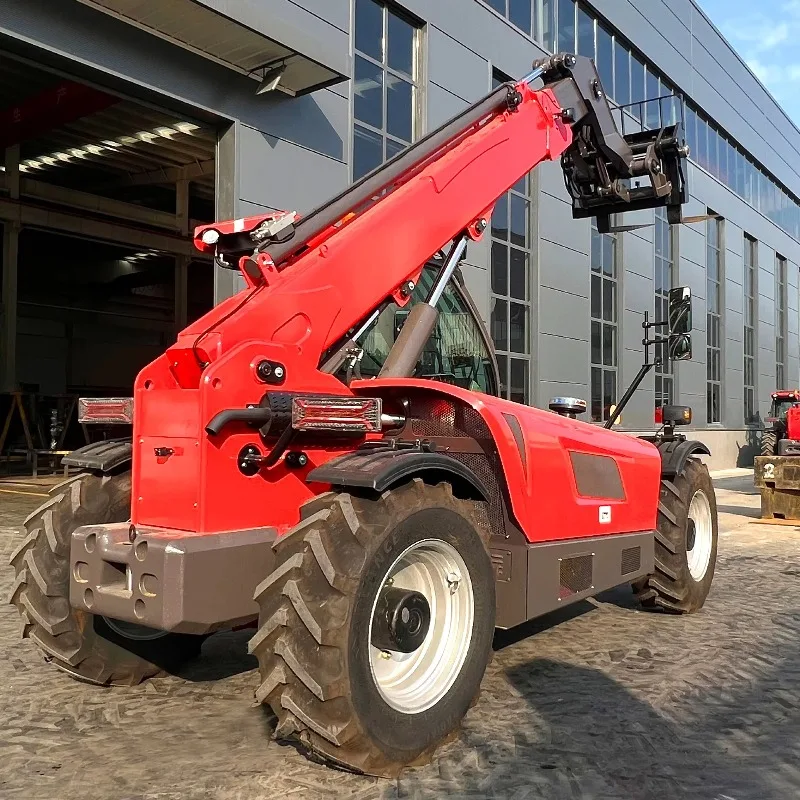 Forklift 4ton 14m Telehandler Telescopic Handler for Heavy Construction 4x4 Diesel Boom Lift Reach Truck EPA Euro 5 Engine