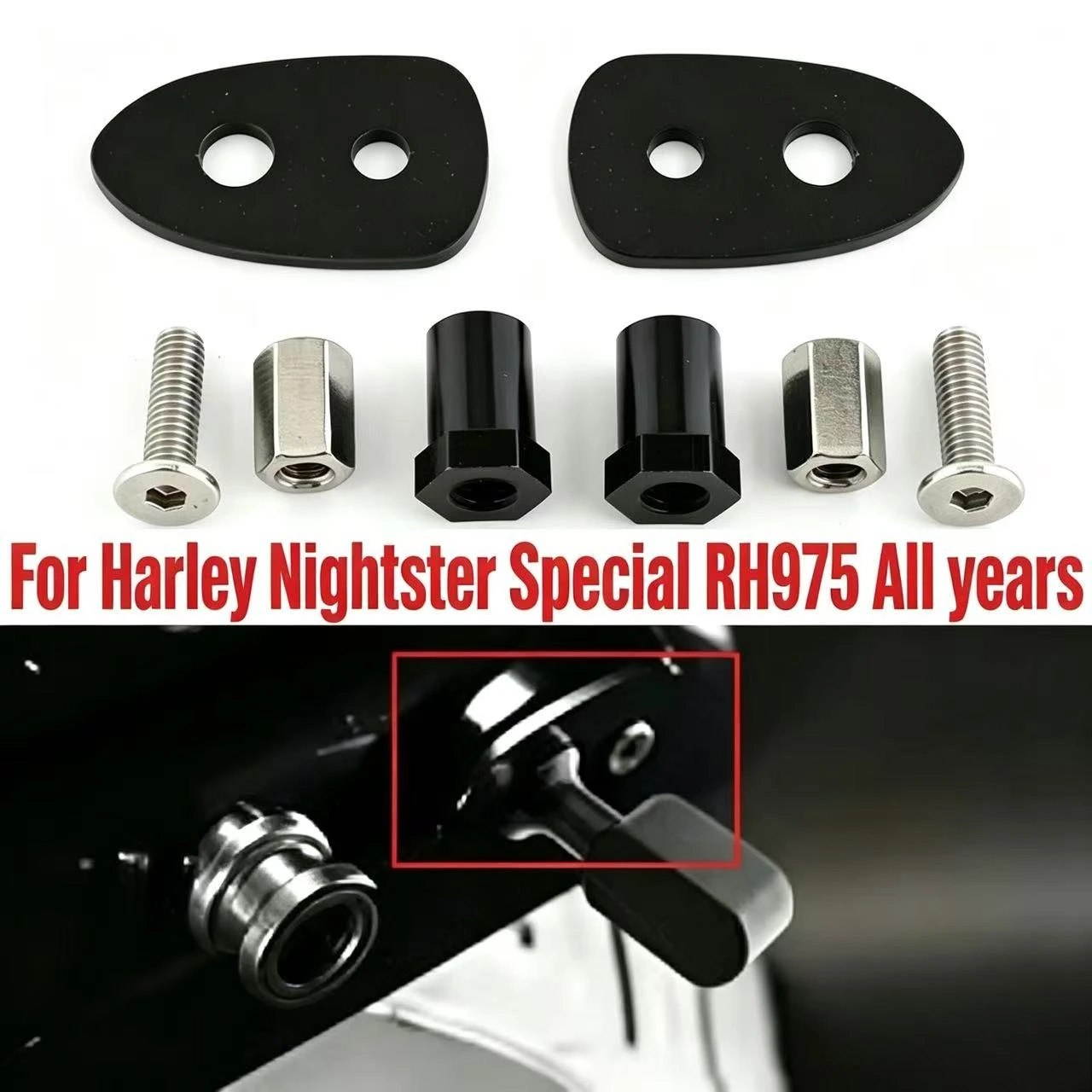 

For Harley Nightster Special RH975 All Years Motorcycle Rear Turn Signal Light Gasket