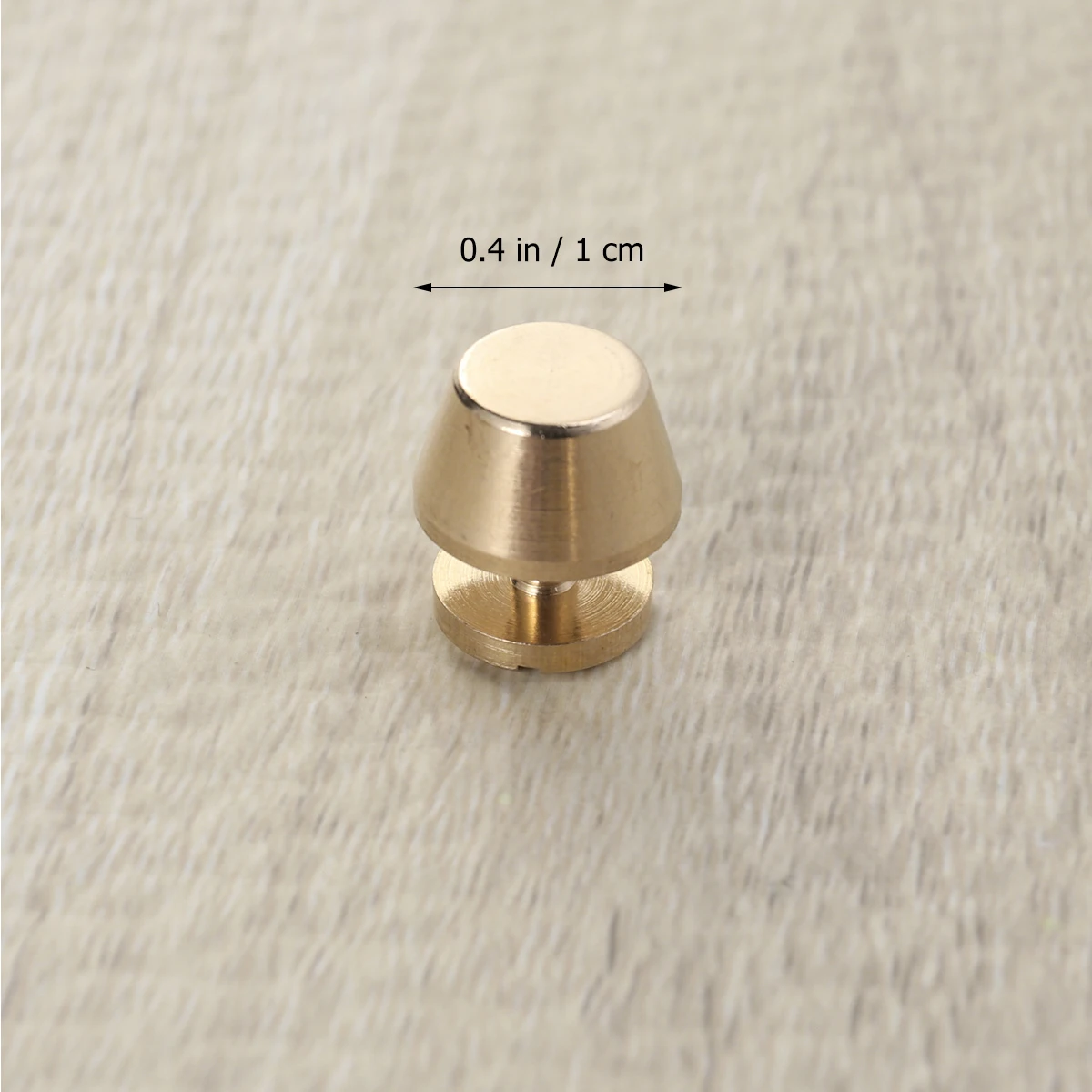

25 Pcs Round Foot Nails Copper Studs Accessories Spiked Golden for Bags