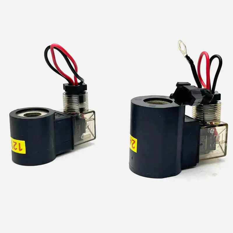 Excavator pilot, quick change solenoid valve special 12/24V coil display light wood grabber solenoid valve crystal head