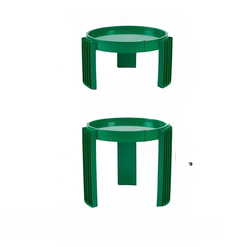 

Medieval splicing coffee table combination living room side few Nordic simple round household bay window small