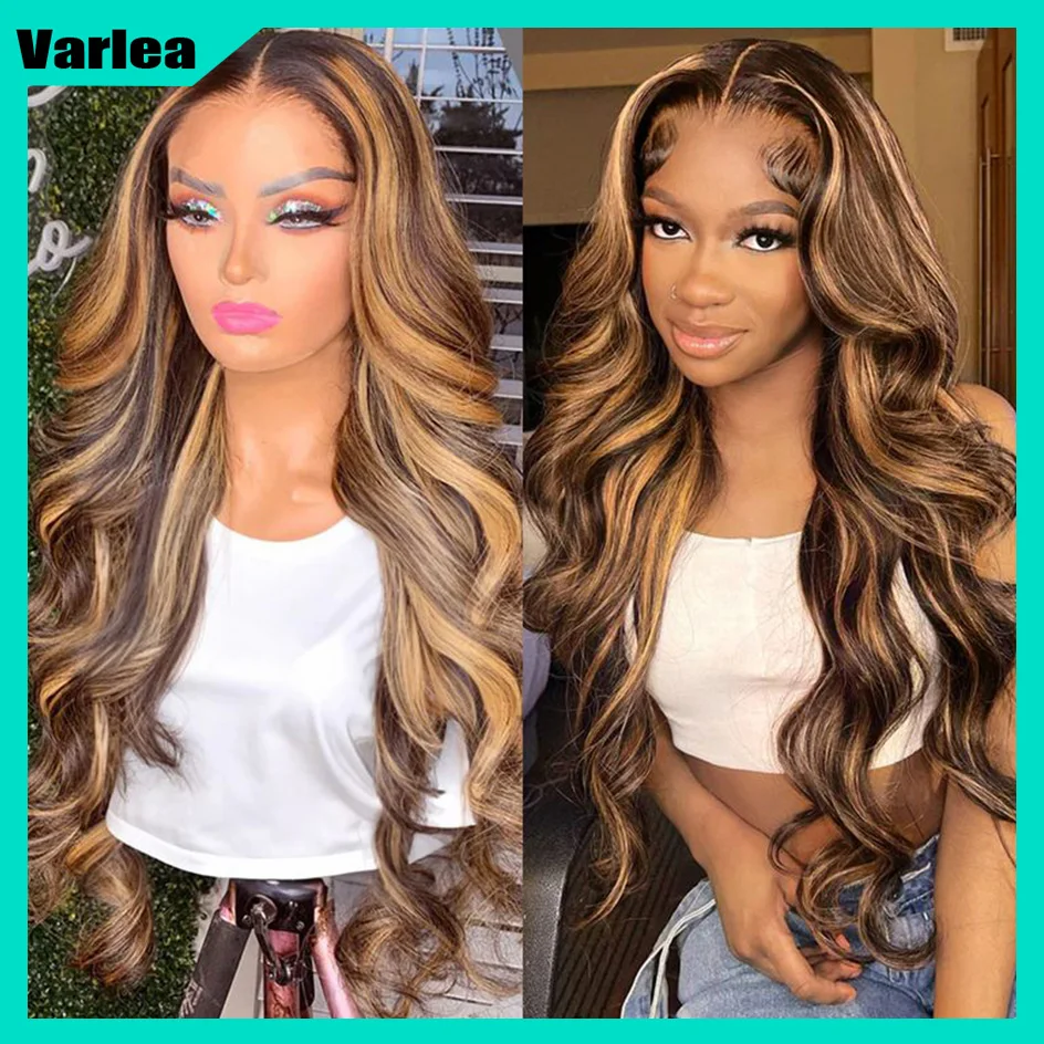 

Varlea 200% Density Highlight Wig Human Hair 13x6 Hd Lace Frontal Wig Body Wave 13x4 Lace Frontal Loose Body Wave Brazilian Hair