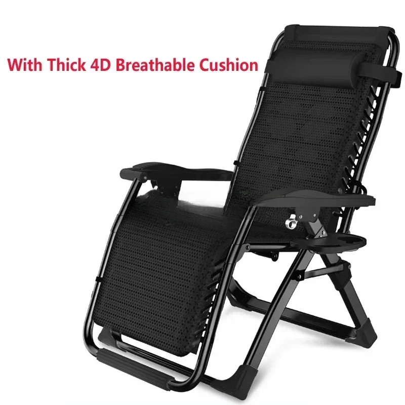 

Folding Zero Gravity Chair Recliner with warm cushion For Office Beach Chairs with Armrest Adjustable Lounge Breathable Chair