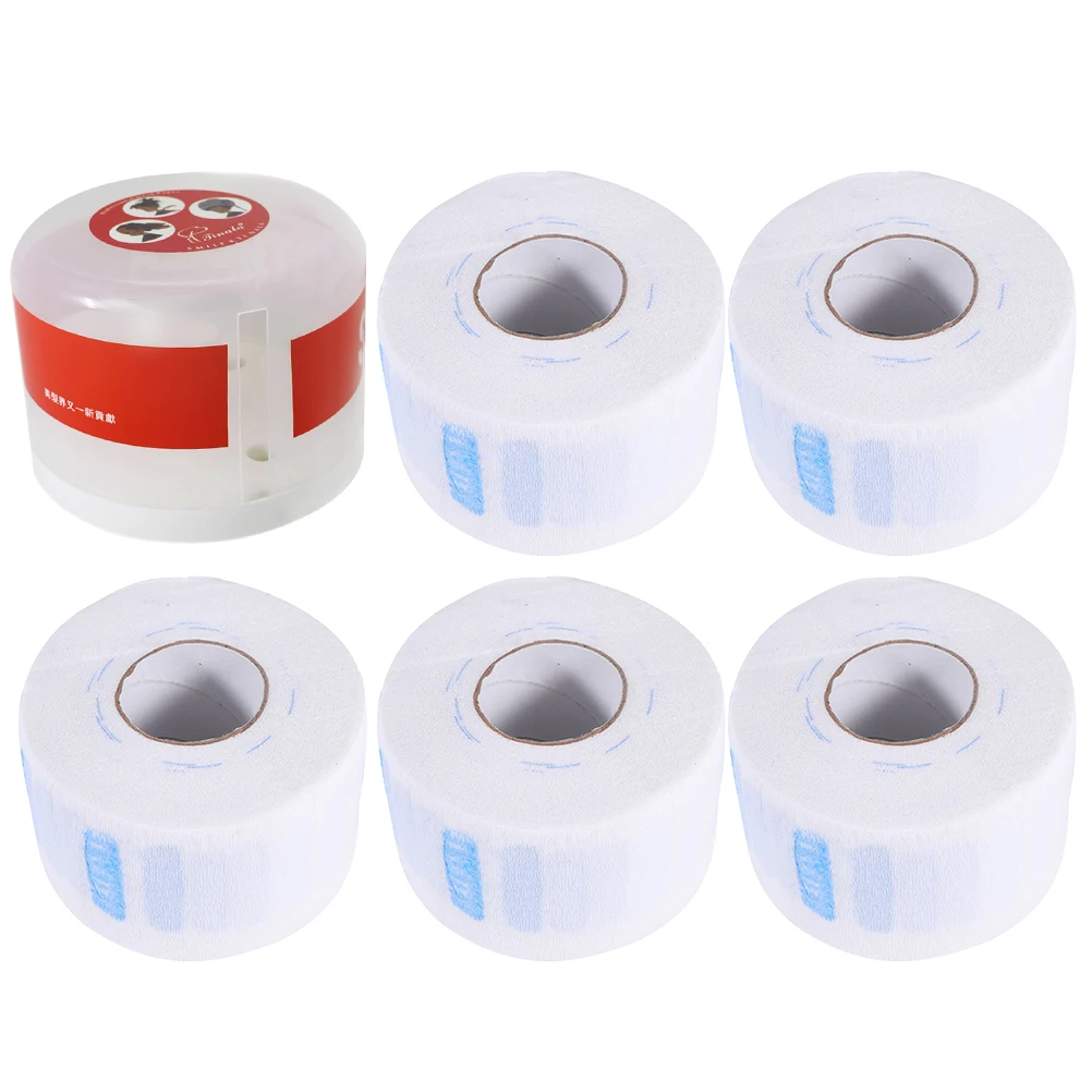

6pcs Disposable Papers High Quality Collar Paper For Hair Cutting Collar Strips for Hair Cutting Barber Shop Salon Use Durable