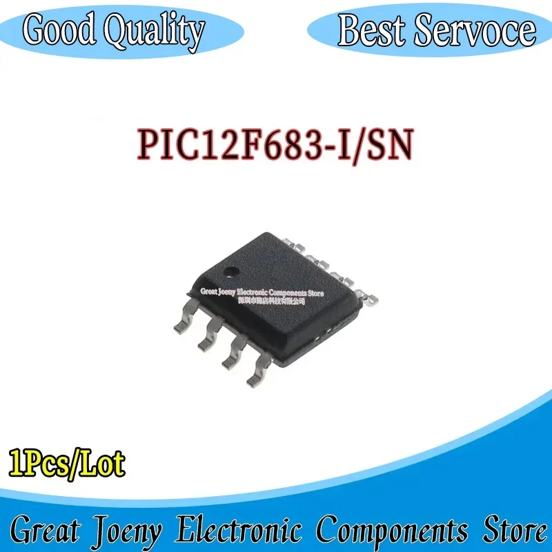 

100% Brand New Original 12F683 PIC12F683-I/SN PIC12F683 IC MCU Chipset SOP-8 Standard Version In Stock