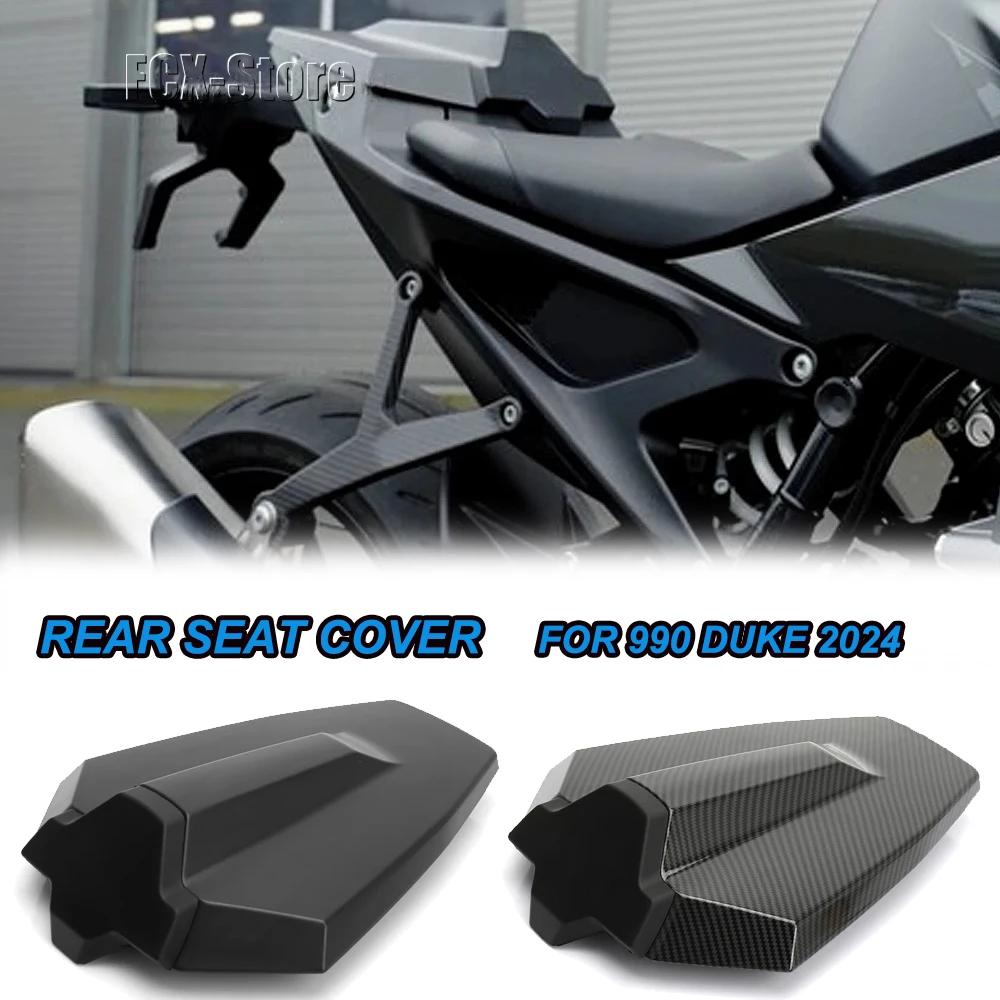 Motorcycle New Carbon Fiber Black Rear Hump Athletic Single Tail Cap Rear Seat For 990Duke 990 Duke 990DUKE 990 DUKE 2024