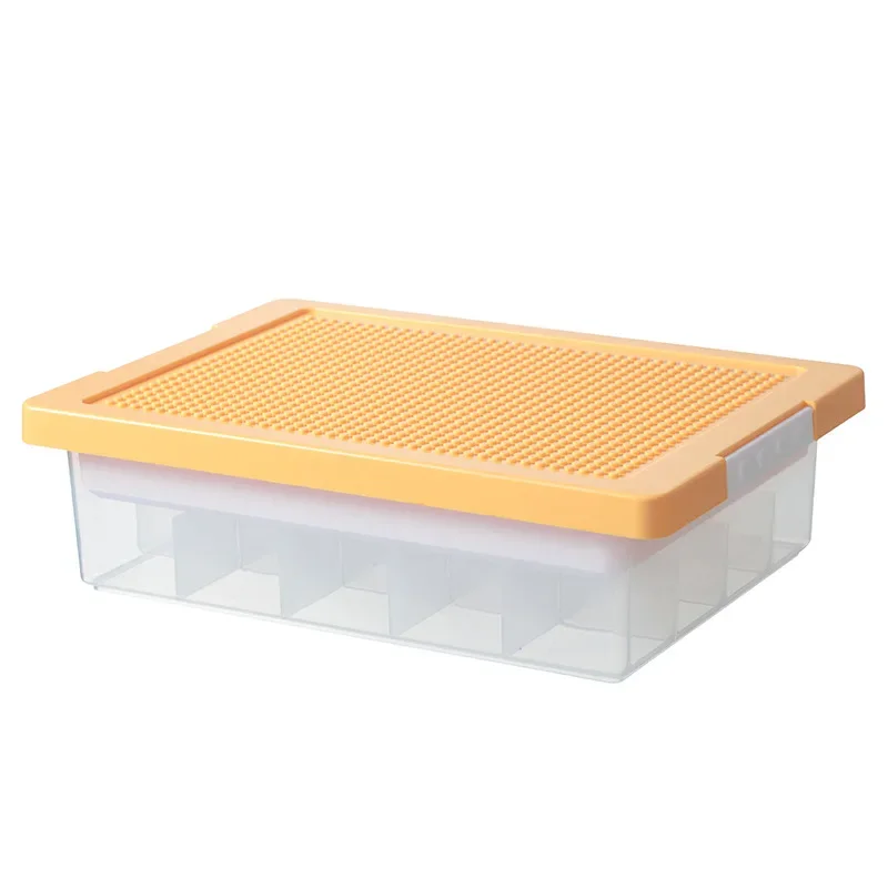 Imagem -05 - Lego Building Blocks Storage Box For Kids Recipiente Plástico Organizador de Brinquedos Home Gadget Tampas Removíveis Camadas