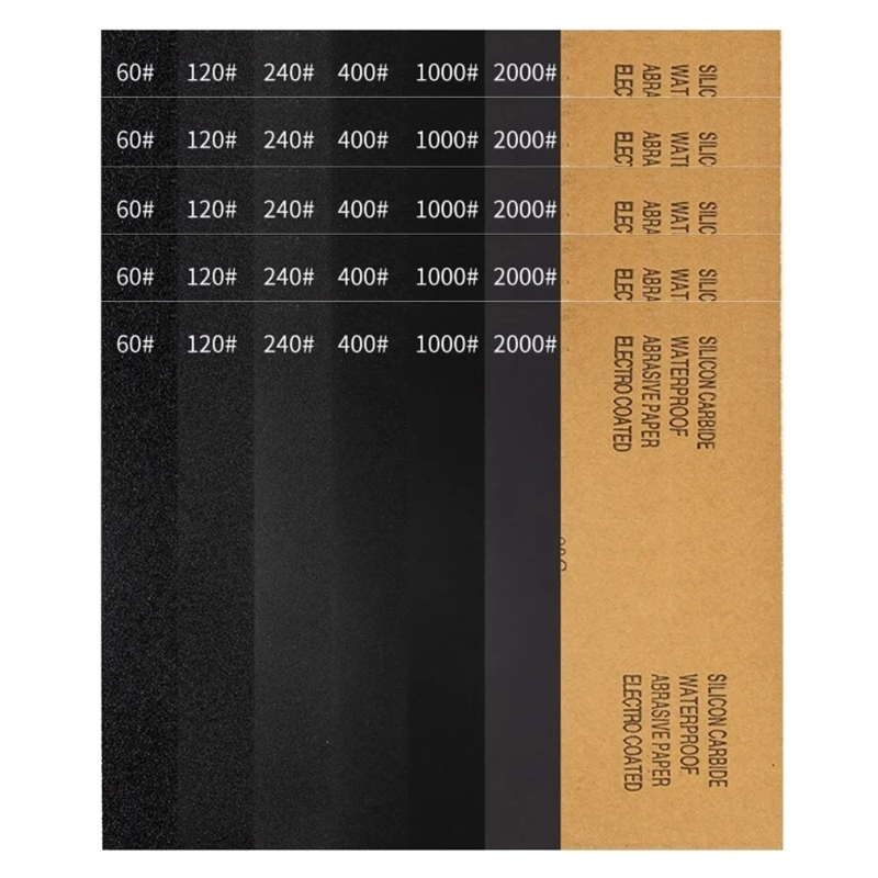 

Промышленные прочные шлифовальные листы 93x230 мм, карбонизированная силиконовая наждачная бумага для улучшения поверхности, для