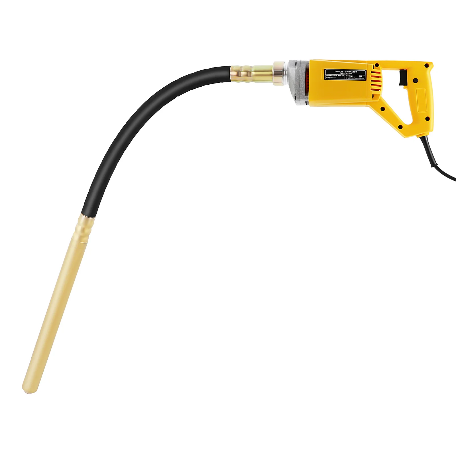 800 W Handbeton-Vibrationswerkzeug, Betonrüttler, Zementvibration 4500 U/min für den Bau von Tunneln, Brücken, Straßen